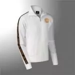 veste versace luxe pour homme france blanc side versace logo